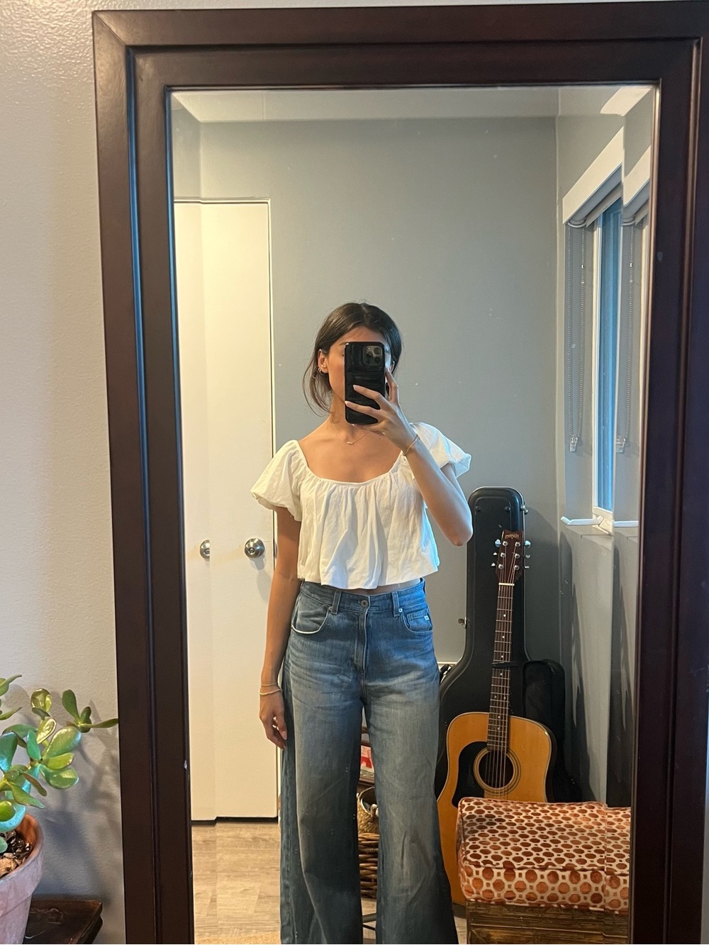 We The Free White Puff SleeveTop - Picture 3 of 4